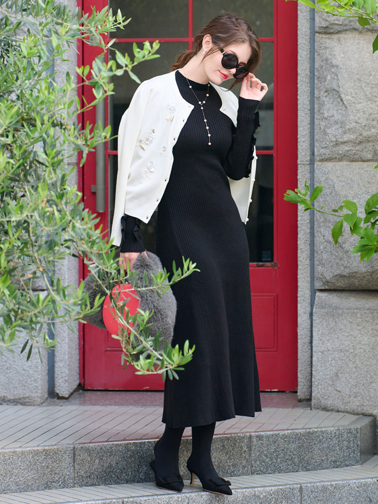 レースディテールニットワンピース |【公式】Chestyオンライン