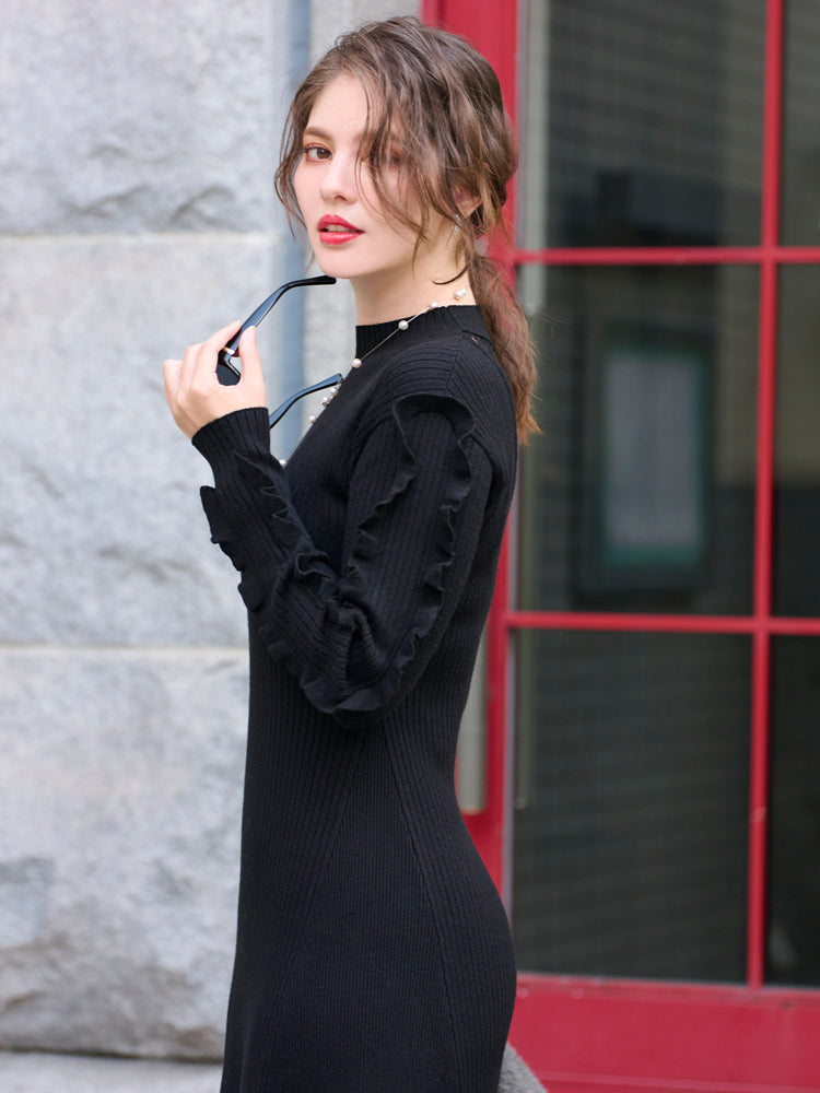 VALENTINO レースニットワンピース VALENTINO レースニットワンピース