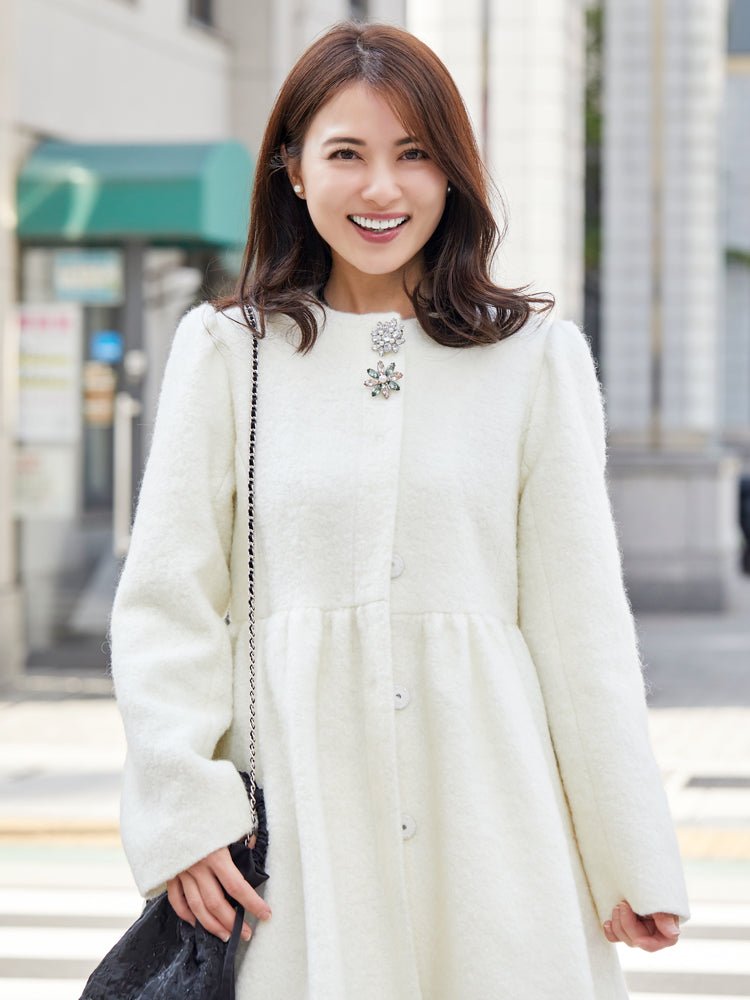 Baby DIOR /１６０/アイボリー ウールコート Baby DIOR /160/アイボリー ウールコート baby Dior（ジャケット