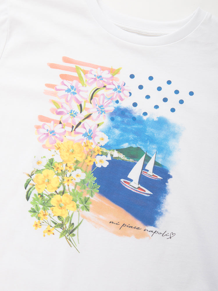 フラワーナポリTシャツ |【公式】Chestyオンラインショップ