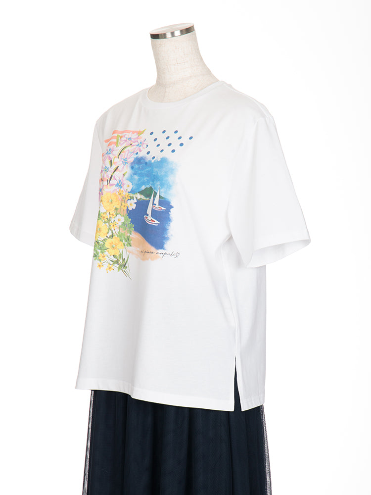 フラワーナポリTシャツ |【公式】Chestyオンラインショップ