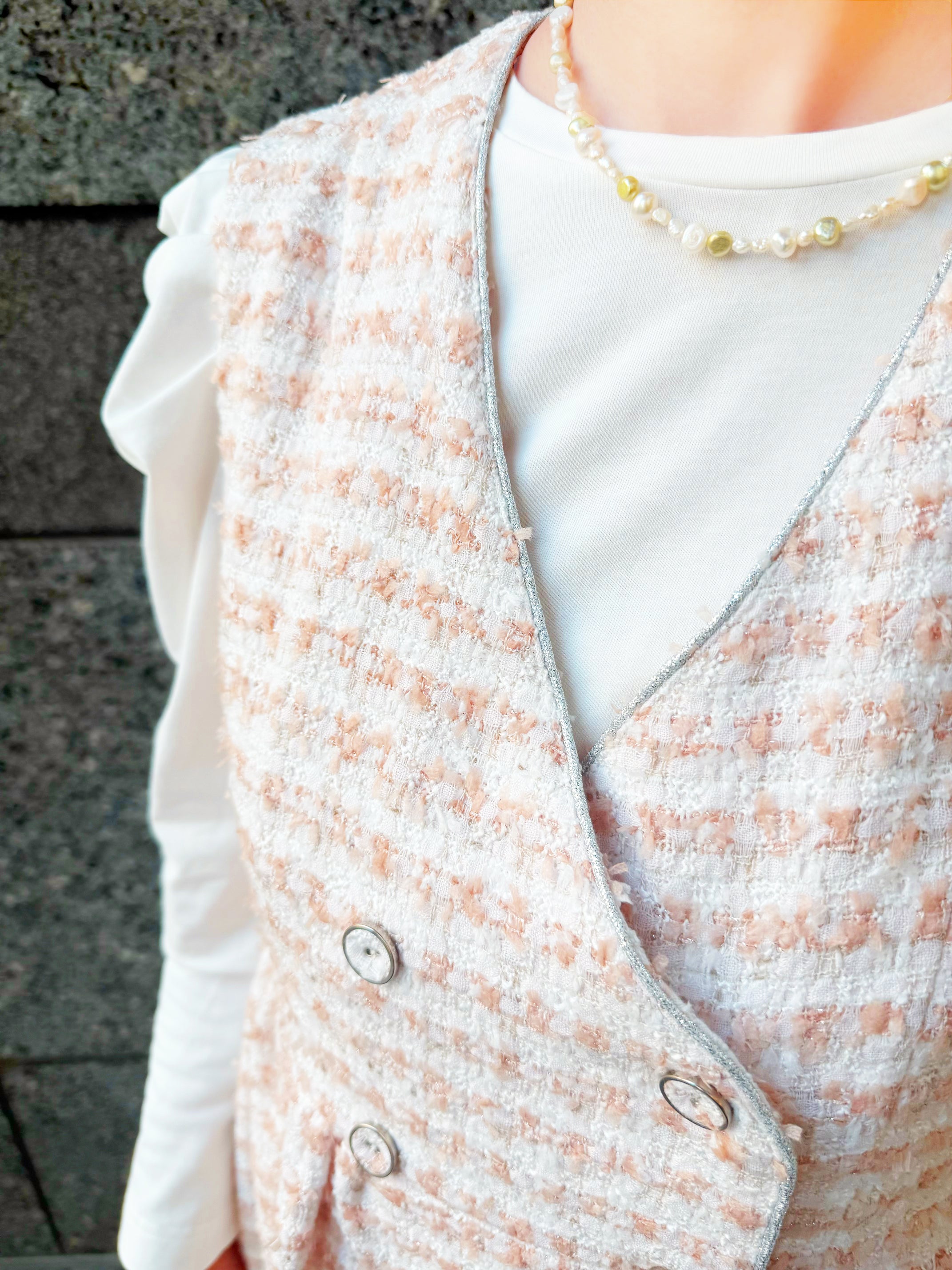 2wayブラウス付きラメラインワンピース |【公式】Chestyオンラインショップ