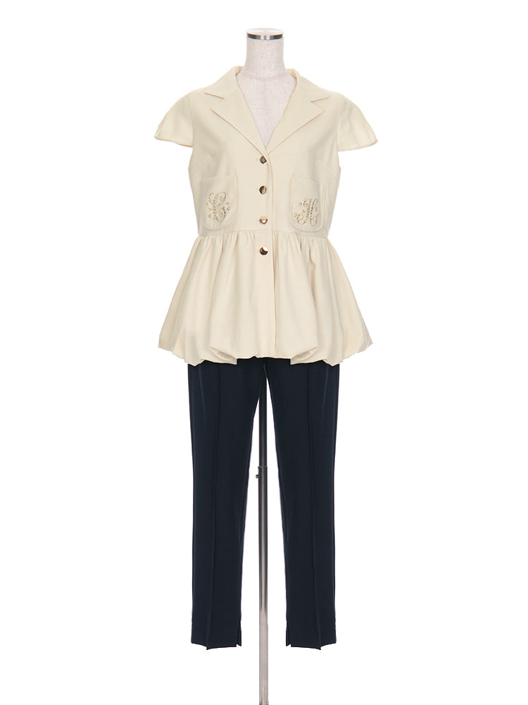 【美品】完売 ALDIES Sweetest セットアップ ナイロン 総柄 刺繍 シースルー刺繍 × セットアップ | Jmei