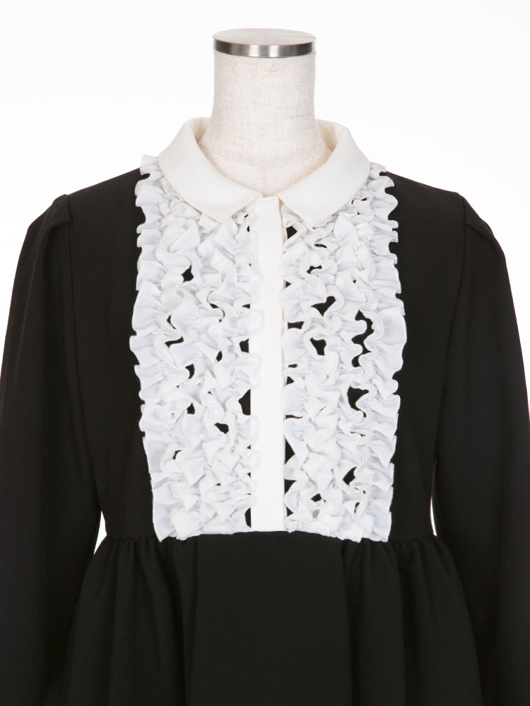 バイカラーフリルワンピース |【公式】Chestyオンラインショップ