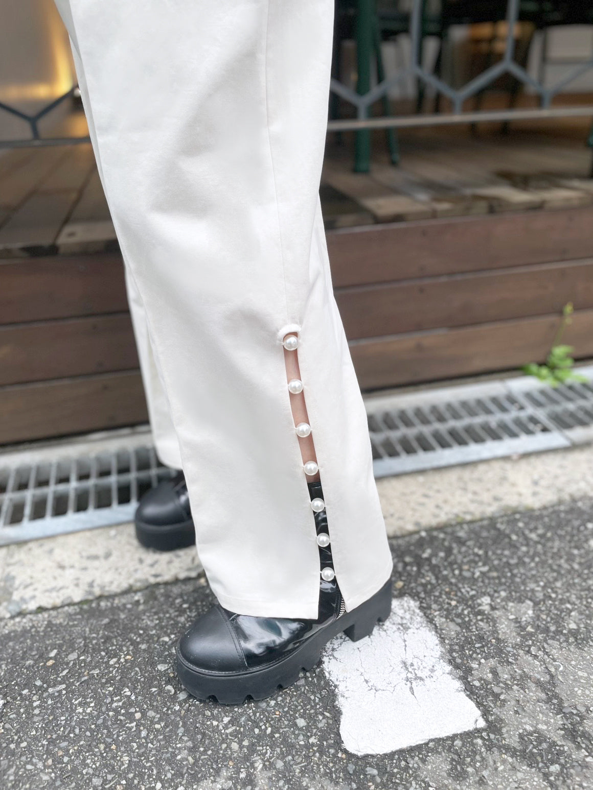 Bellona パールコットンパンツ