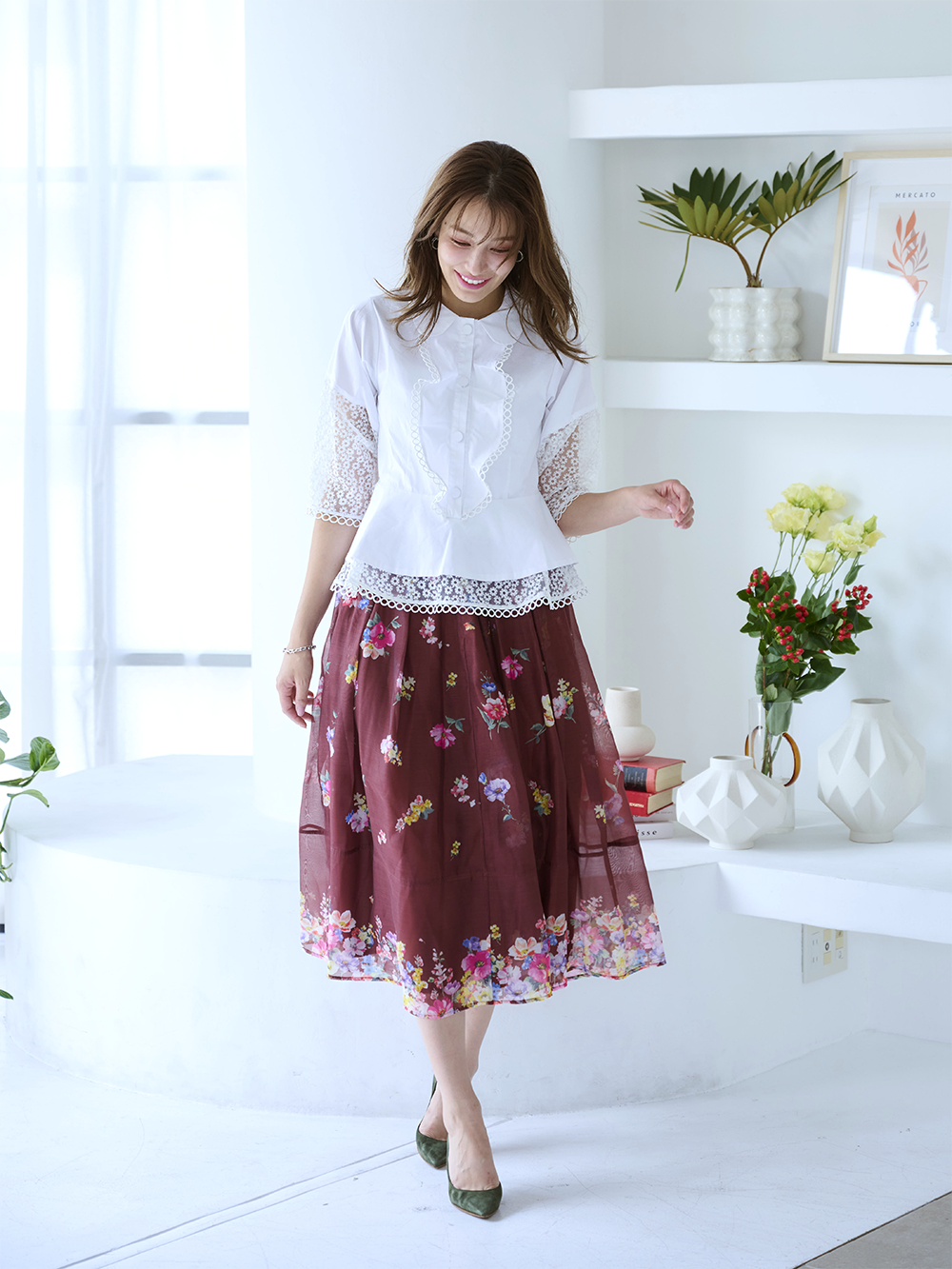 新品レア♡チェスティボタニカルスカート 