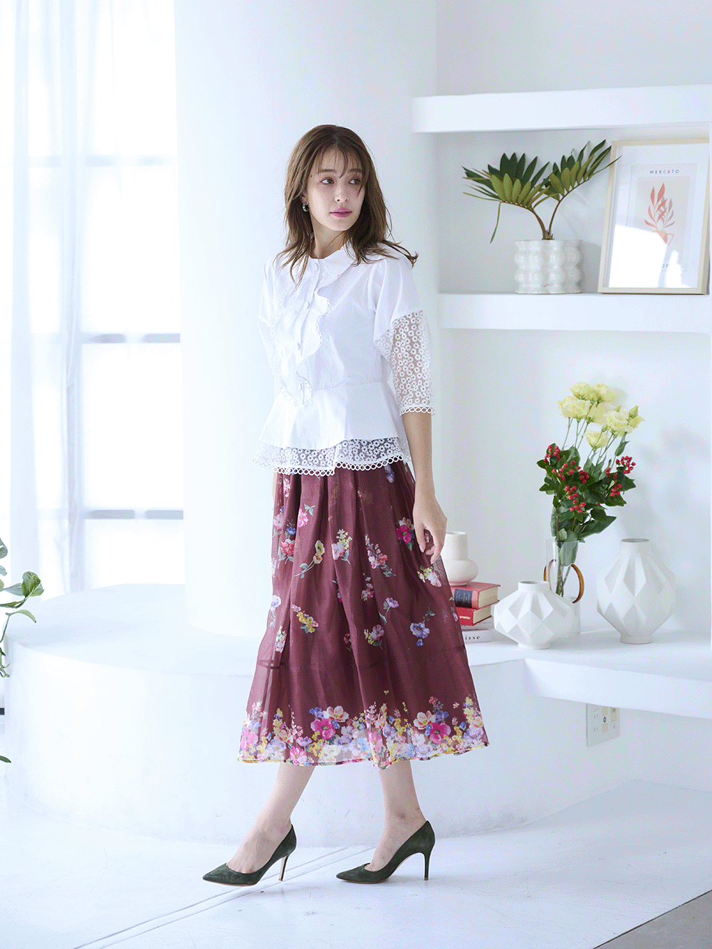 レースブラウス