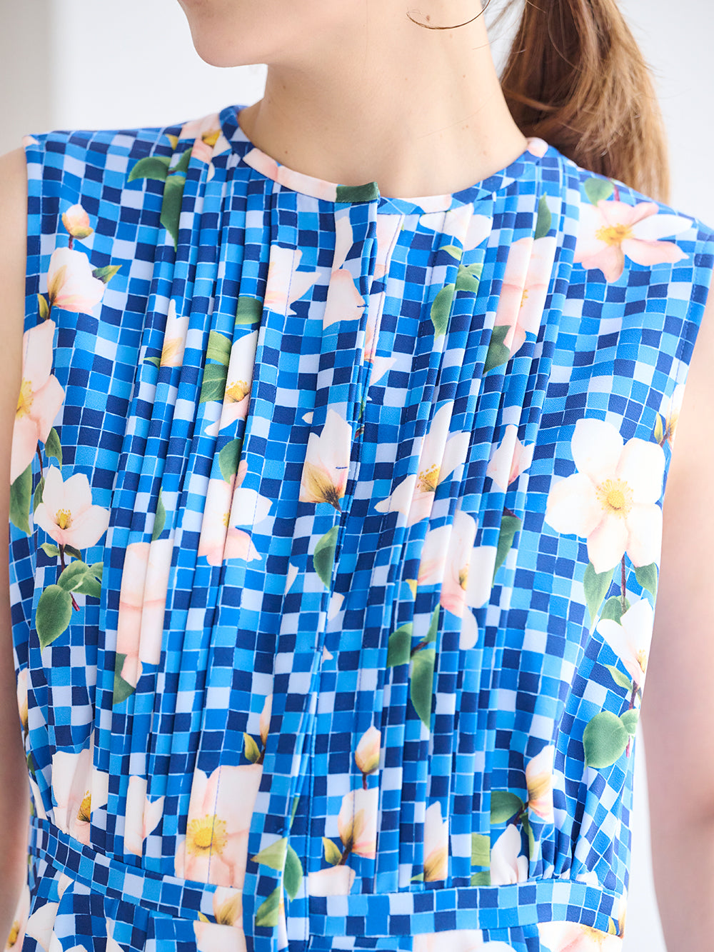 フラワープリントワンピース