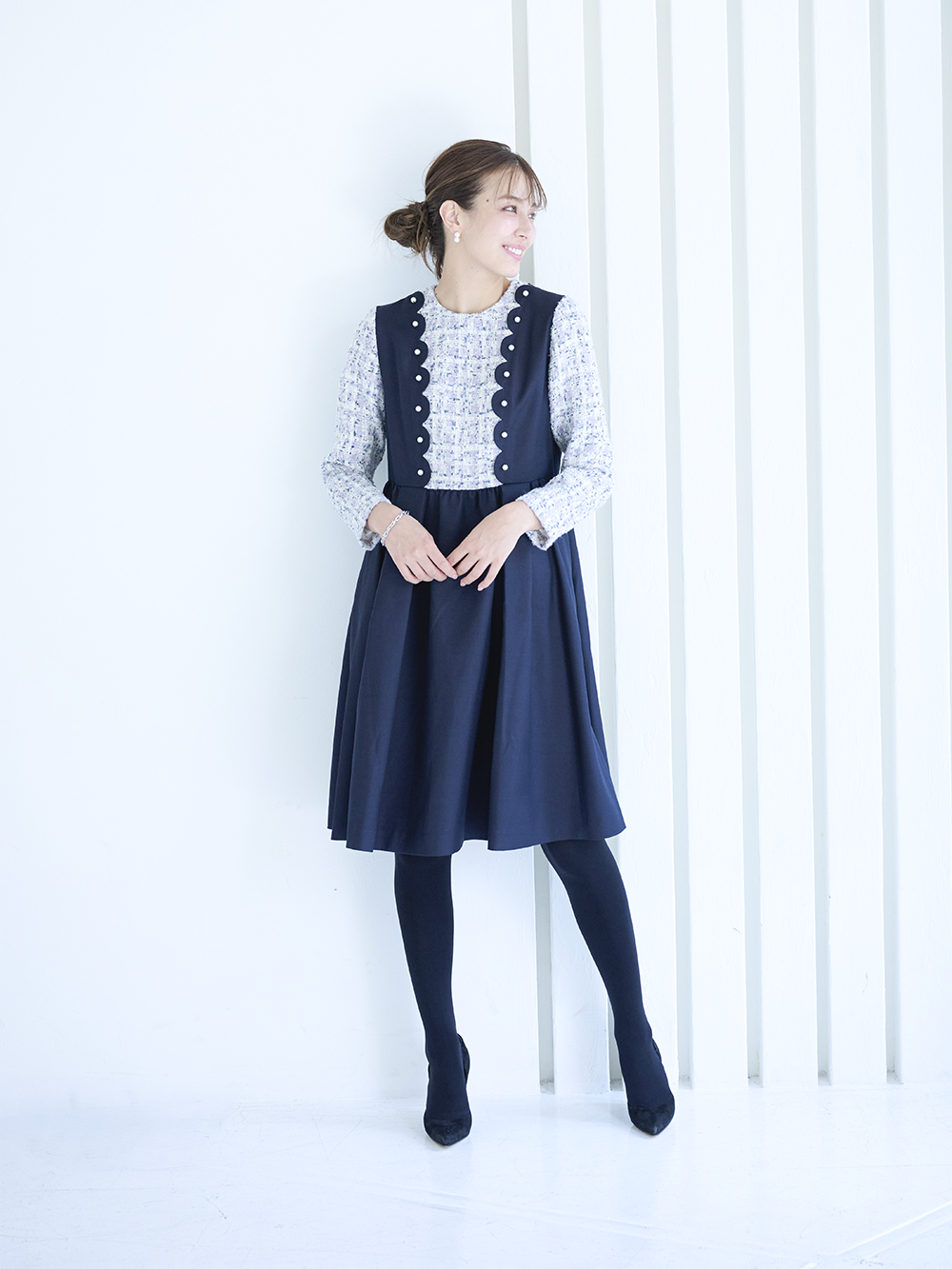 ツイードグレースワンピース