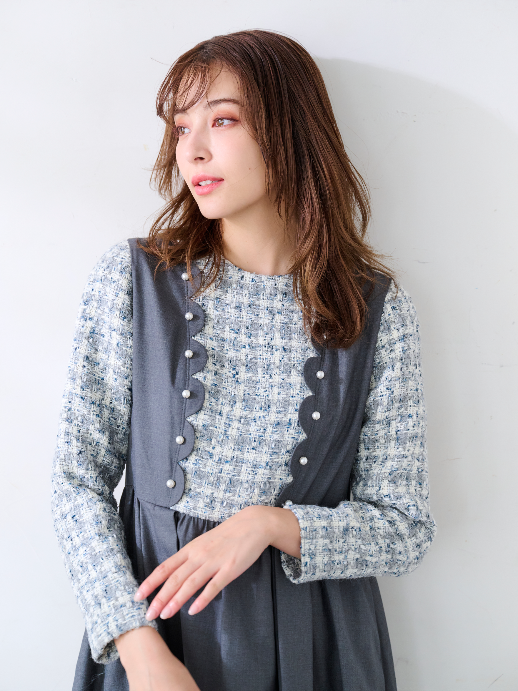 ツイードグレースワンピース