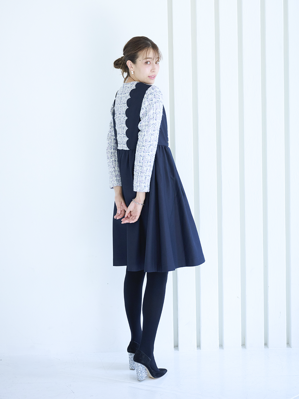 ツイードグレースワンピース