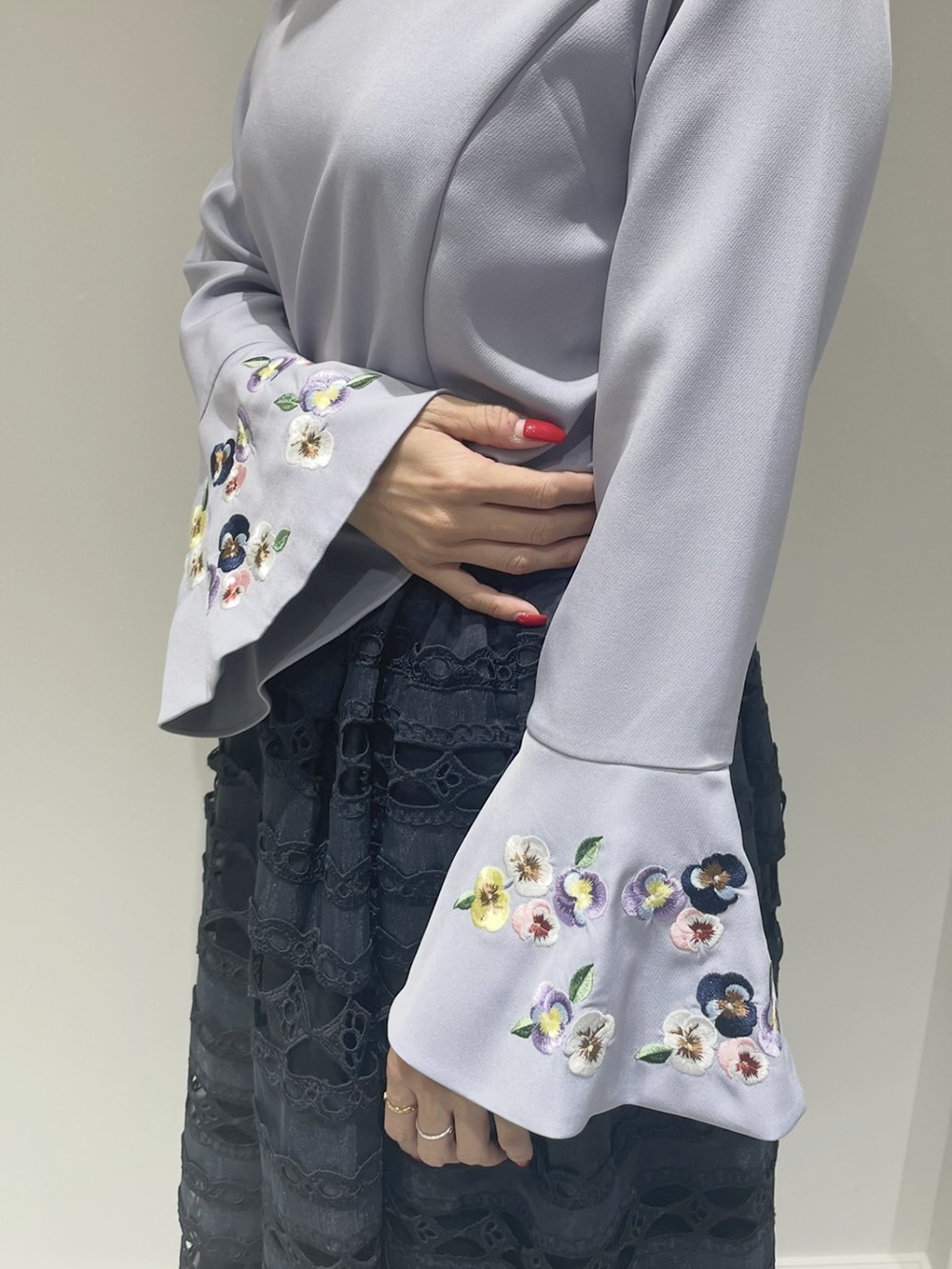 パンジーフレアートップス