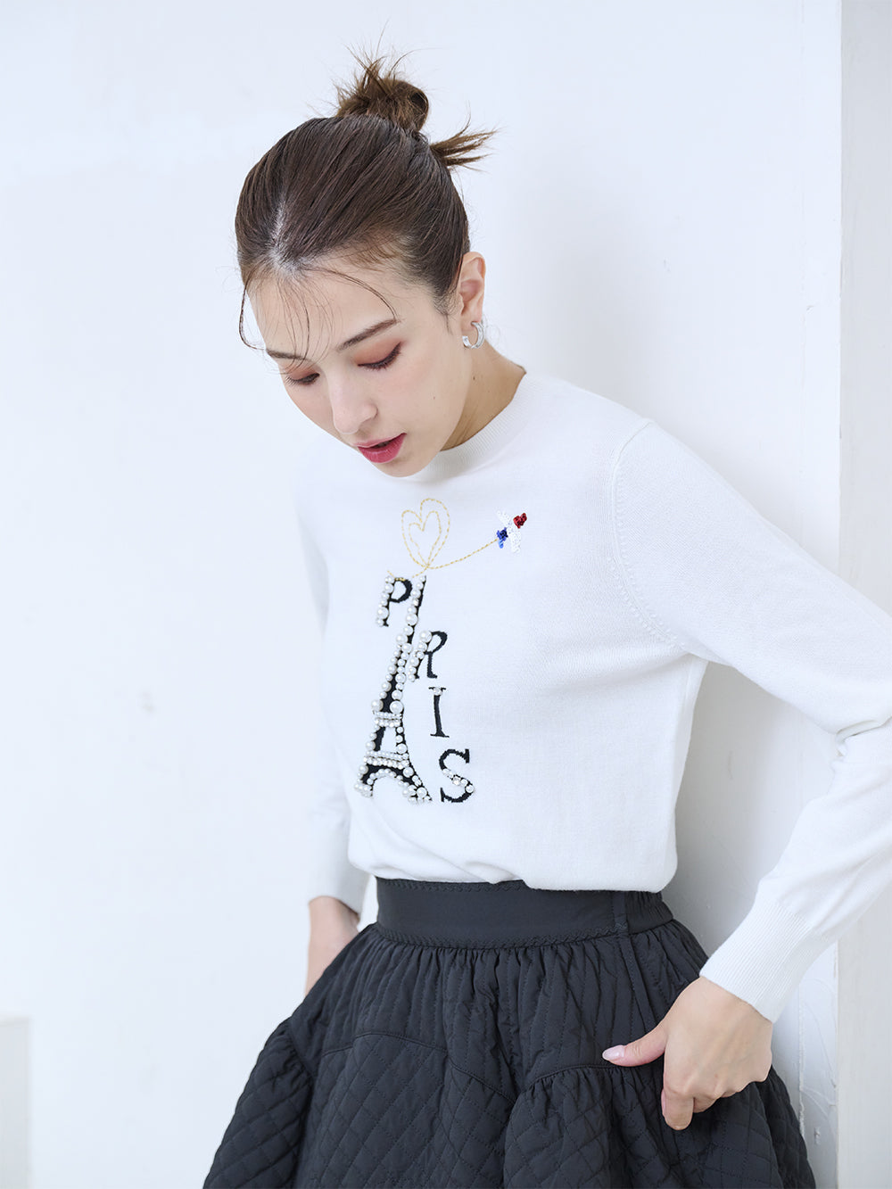 美品✨ Chesty PARIS エッフェル塔ニット スパンコール ビジュー PARISフライトニット｜【公式】Chestyオンラインショップ
