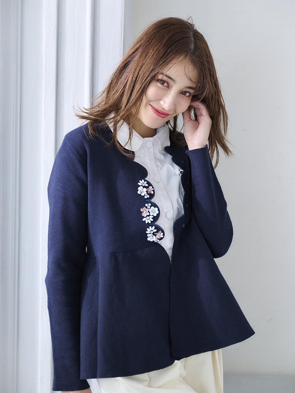 スカラカーディガン