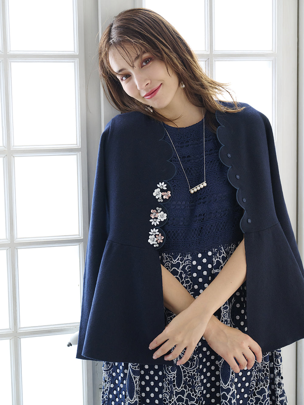 スカラカーディガン