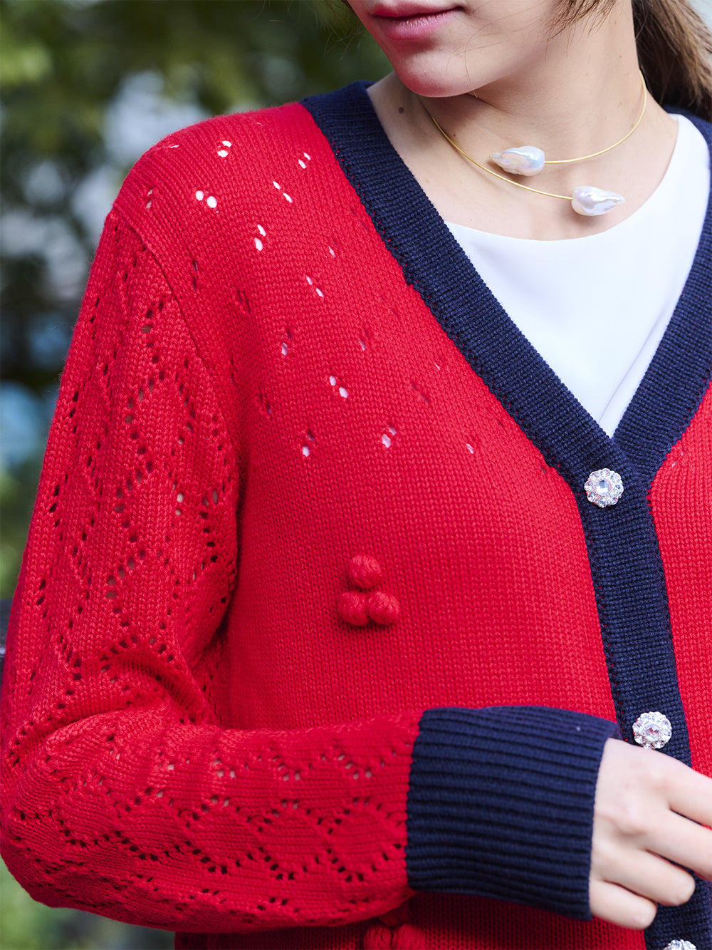 ルーズフィットカーディガン