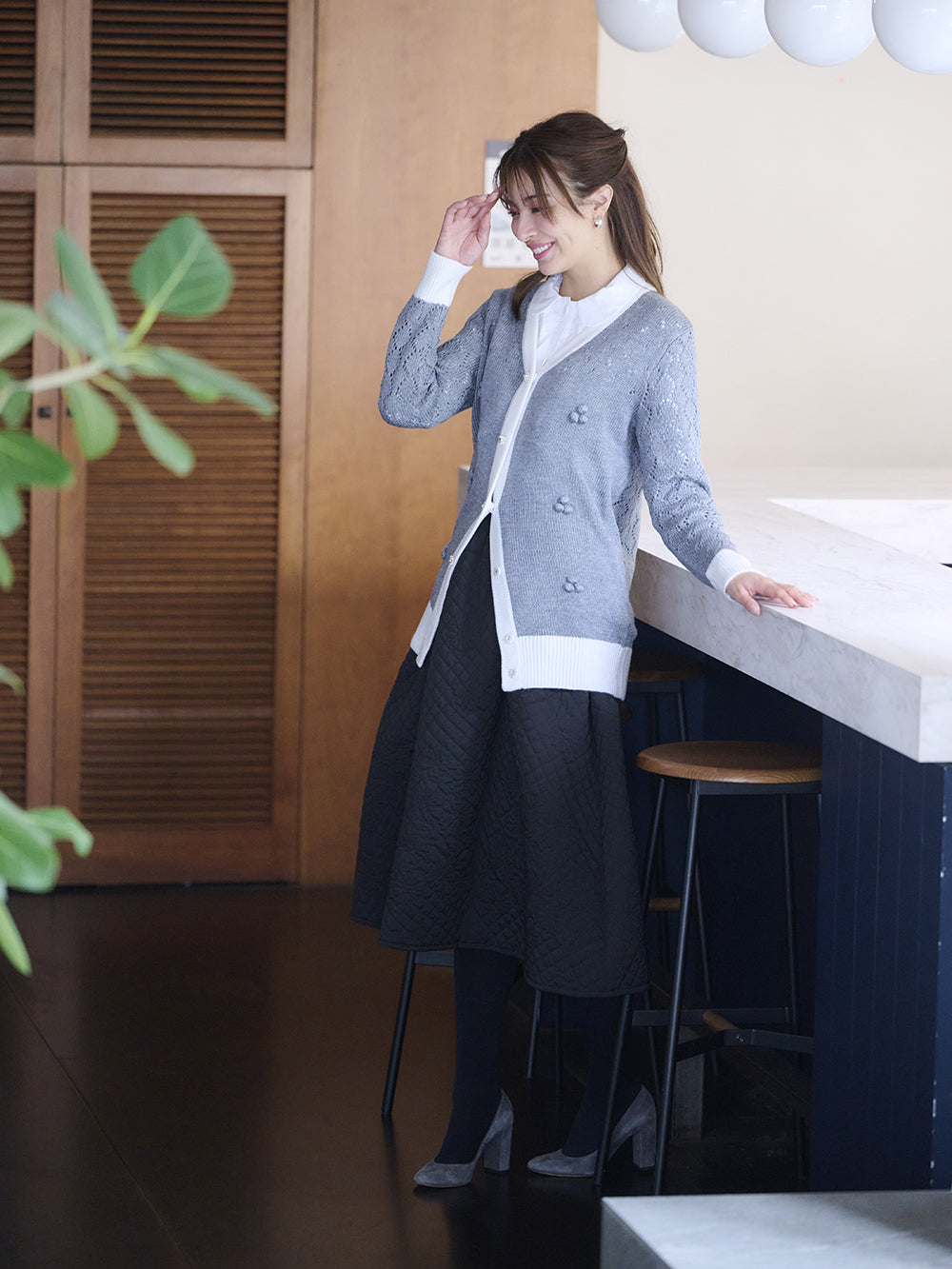 ルーズフィットカーディガン