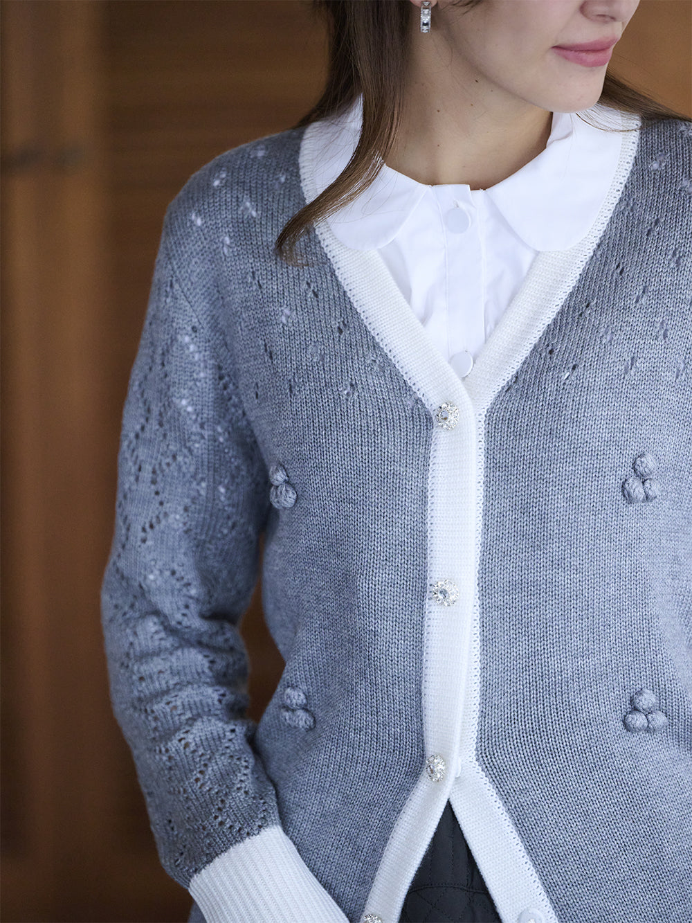 ルーズフィットカーディガン