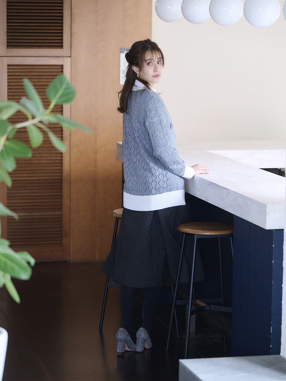 ルーズフィットカーディガン