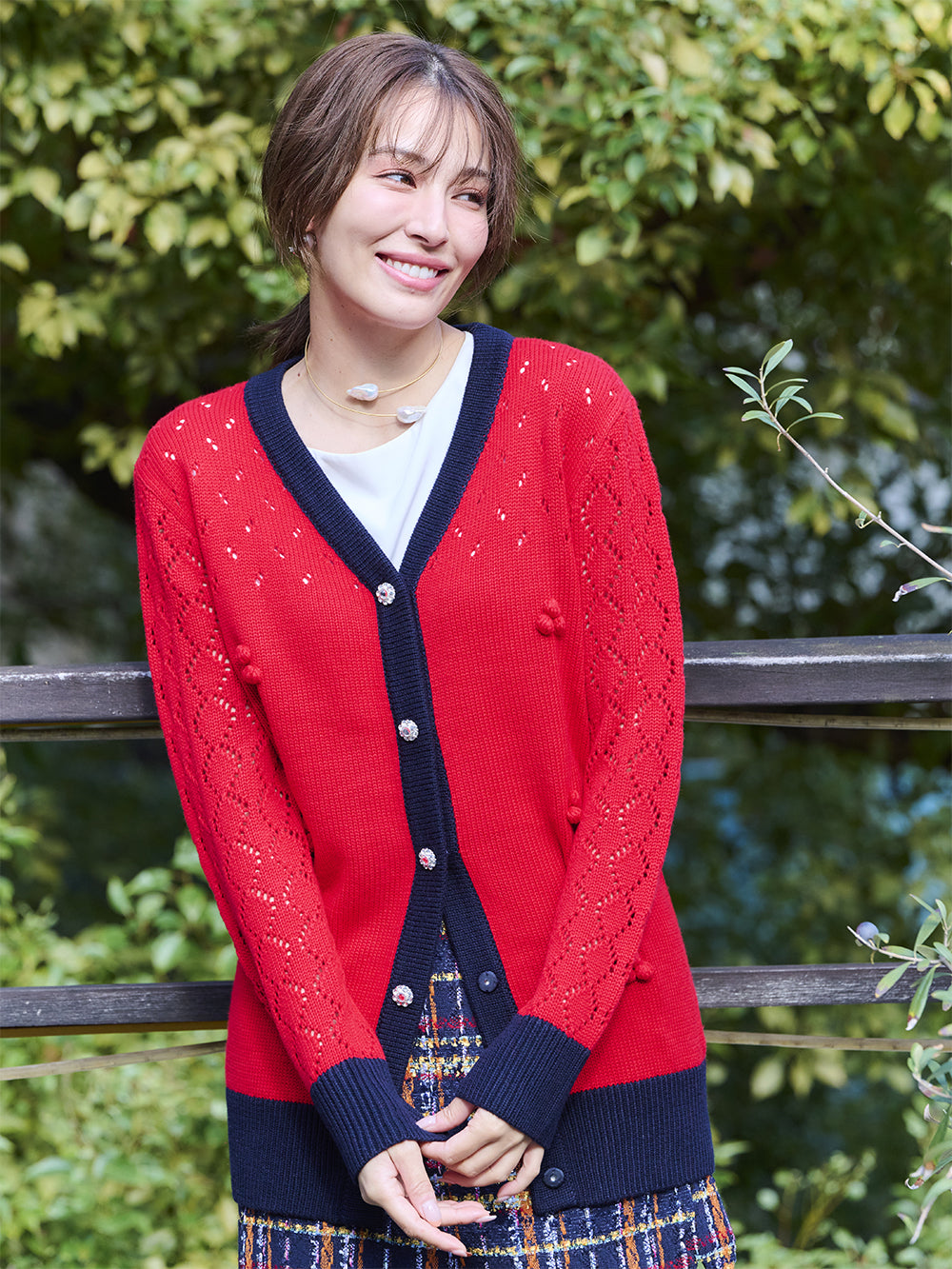 ルーズフィットカーディガン