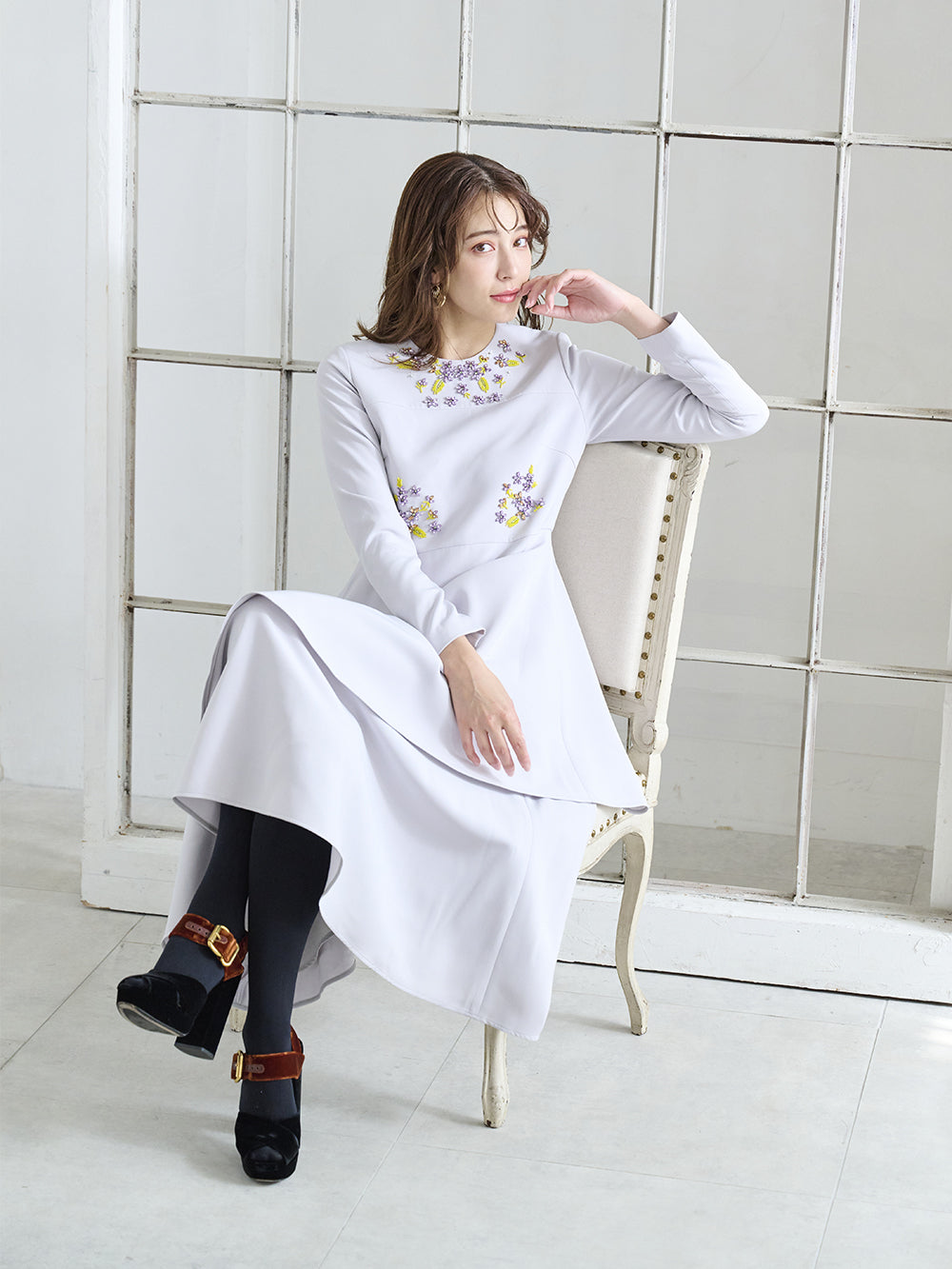 フローラルレイヤードワンピース｜【公式】Chestyオンラインショップ