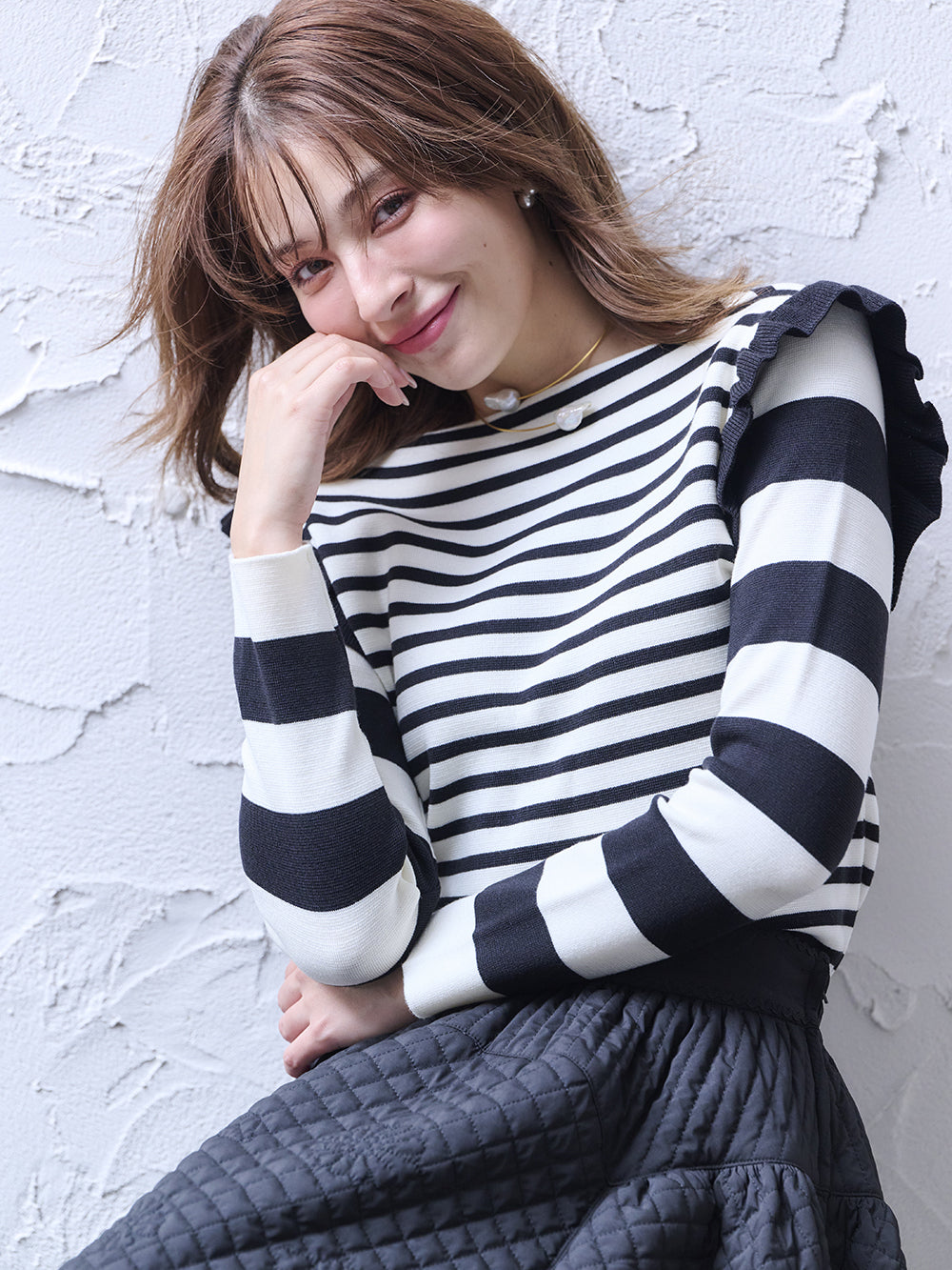 フラワーキルティングスカート｜【公式】Chestyオンラインショップ