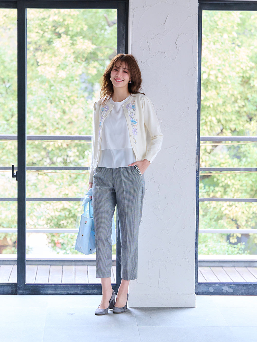 ブルームリボンニットカーディガン