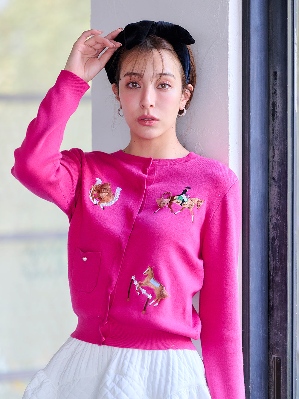 ハッピーホースカーディガン