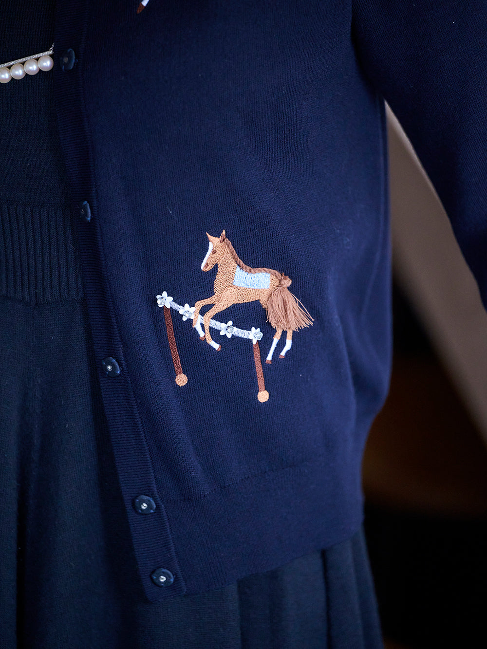 ハッピーホースカーディガン