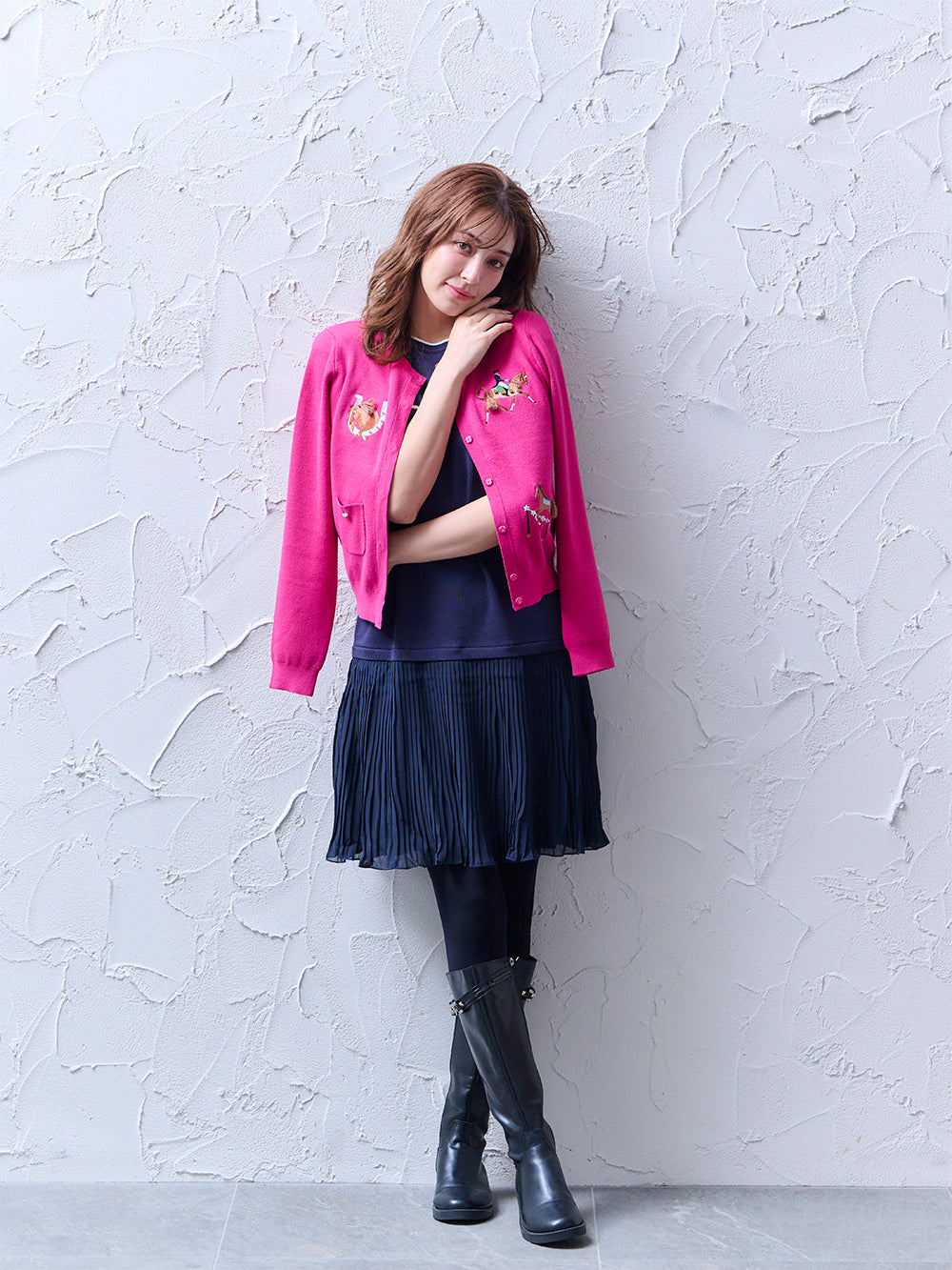 ハッピーホースカーディガン