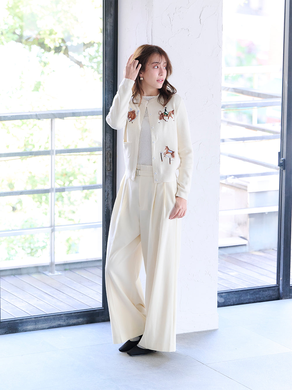 ハッピーホースカーディガン