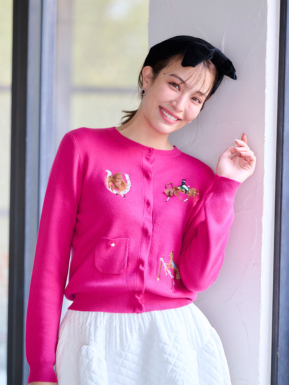 ハッピーホースカーディガン