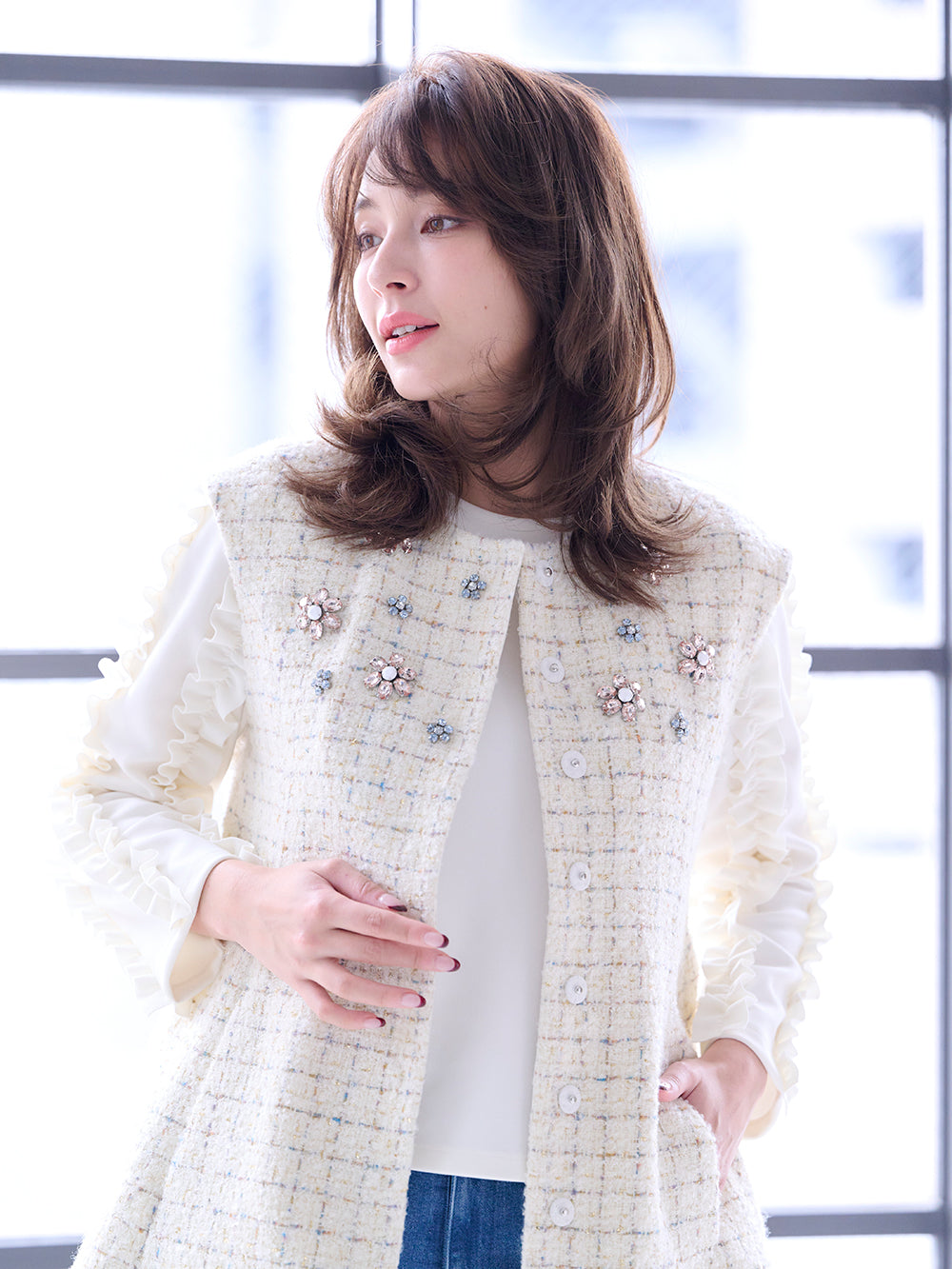 model：H173 着用サイズ：1サイズ