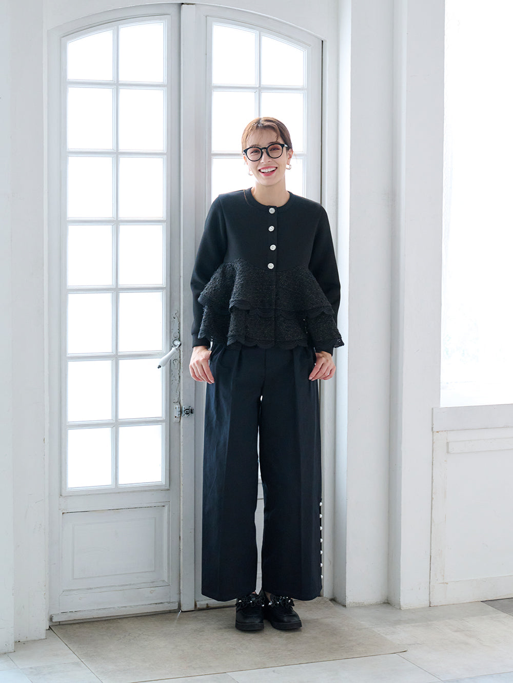 ボンディングティアードカーディガン