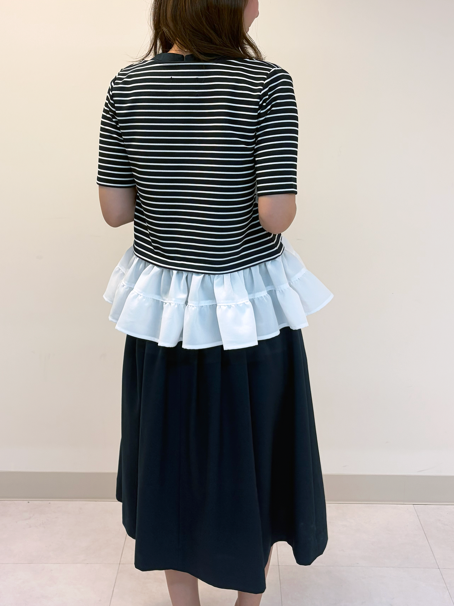 【Rani’s Choice】バードワンピース×マーガレットポンチカーディガン