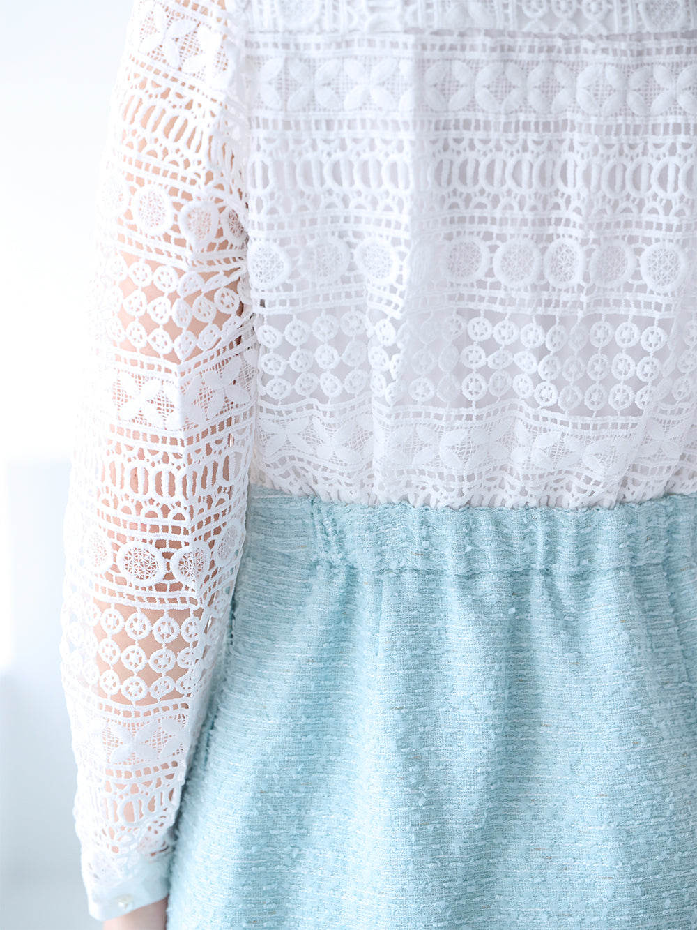 レースツイードワンピース