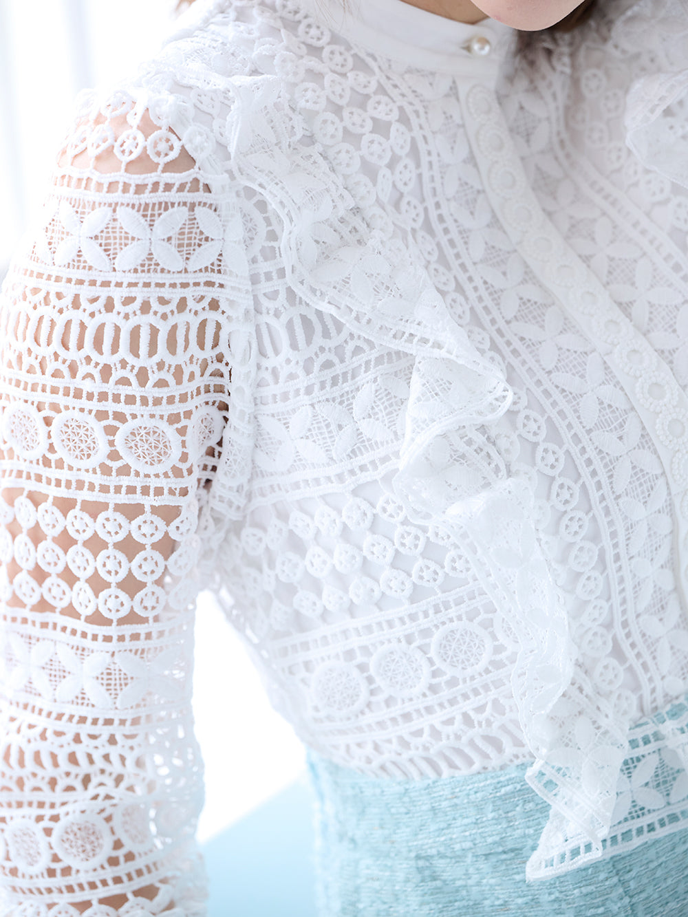 レースツイードワンピース