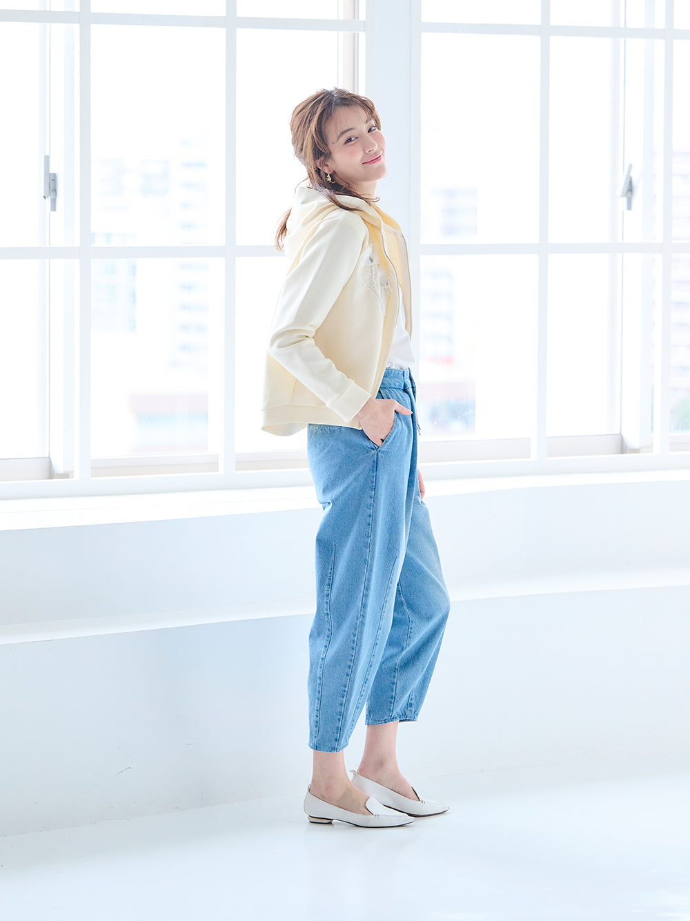 ななチェスティ ペプラムビジューパーカー pium×Mezzo Piano ベリエちゃんハートケーキパーカー