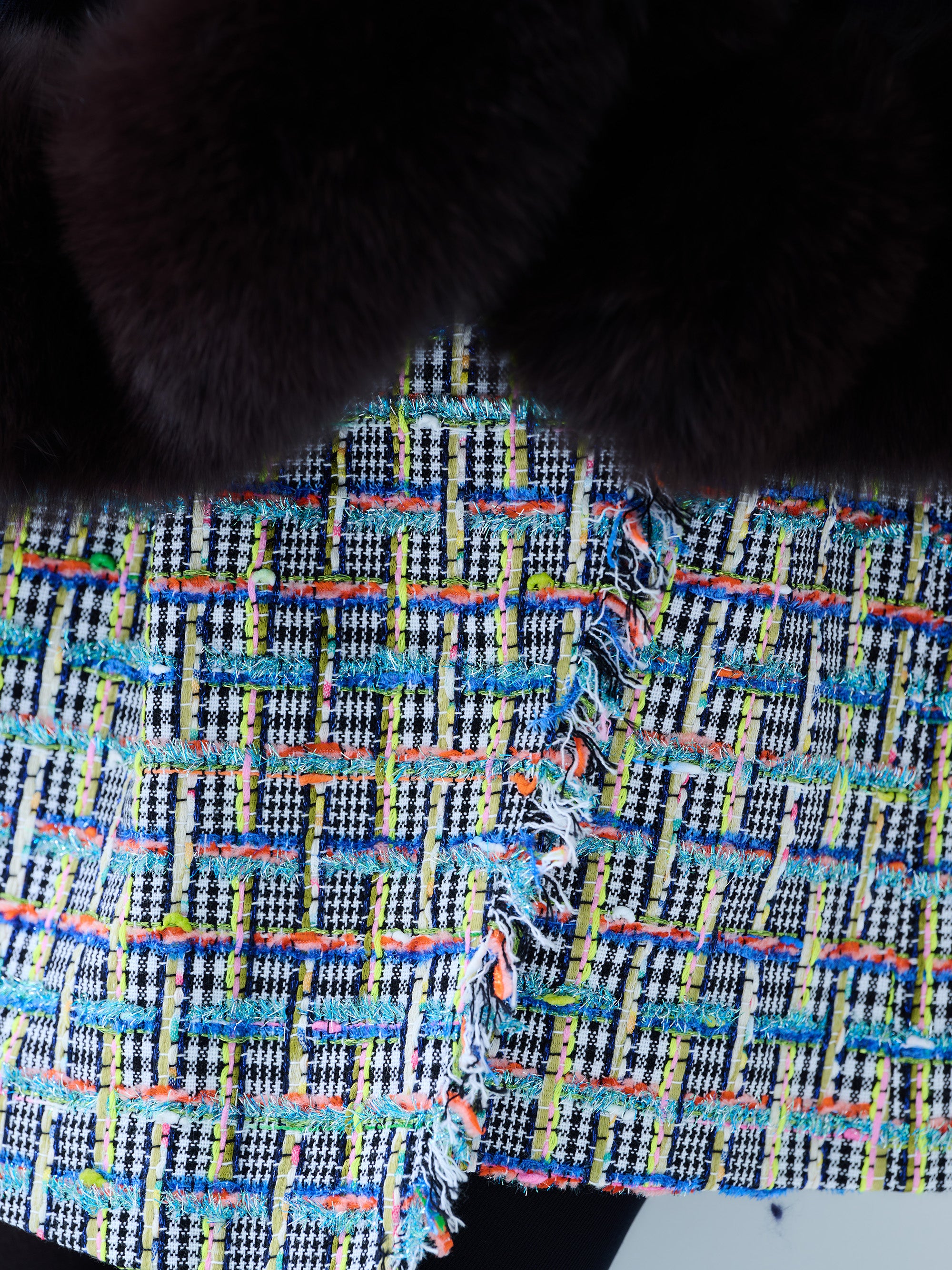 【MISS ADORA】FUR KNIT