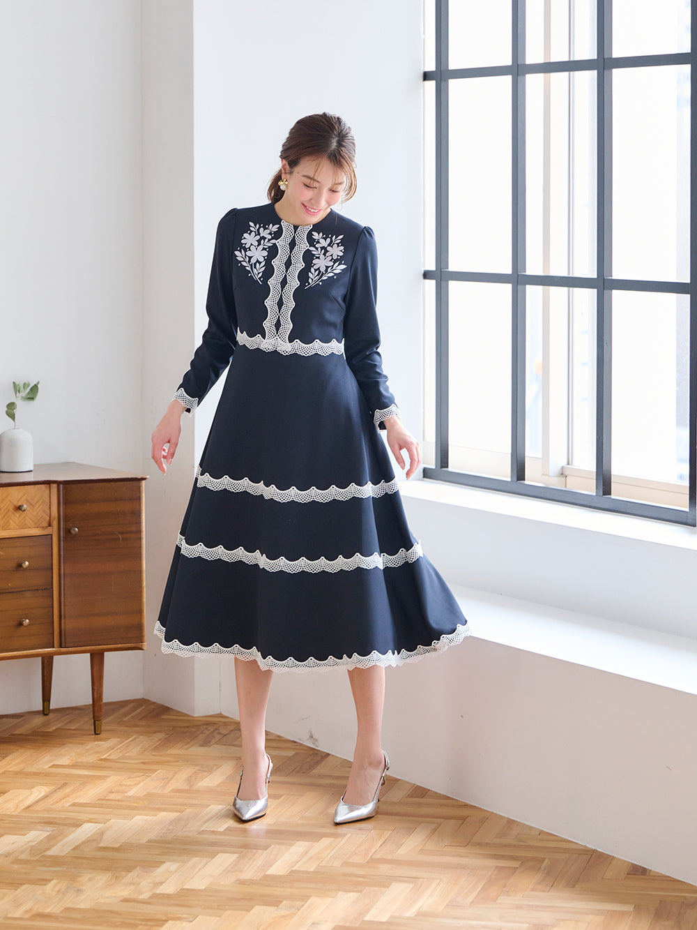 クラシカルブロッサムワンピース