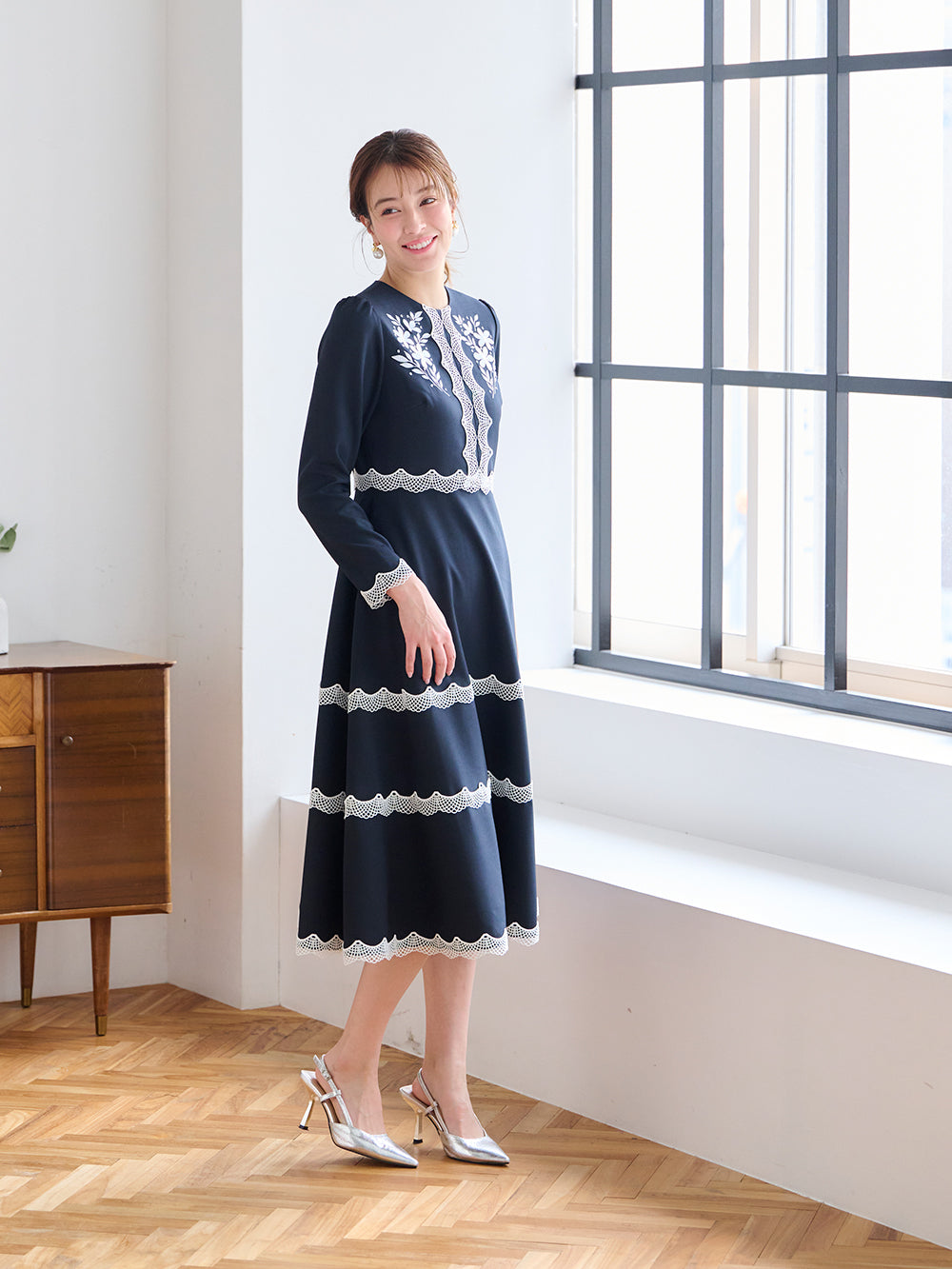 クラシカルブロッサムワンピース
