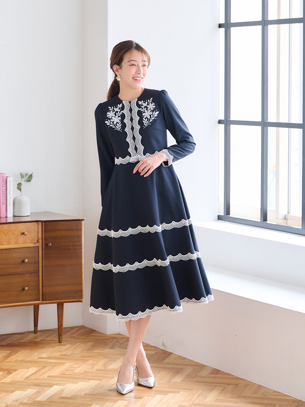 クラシカルブロッサムワンピース