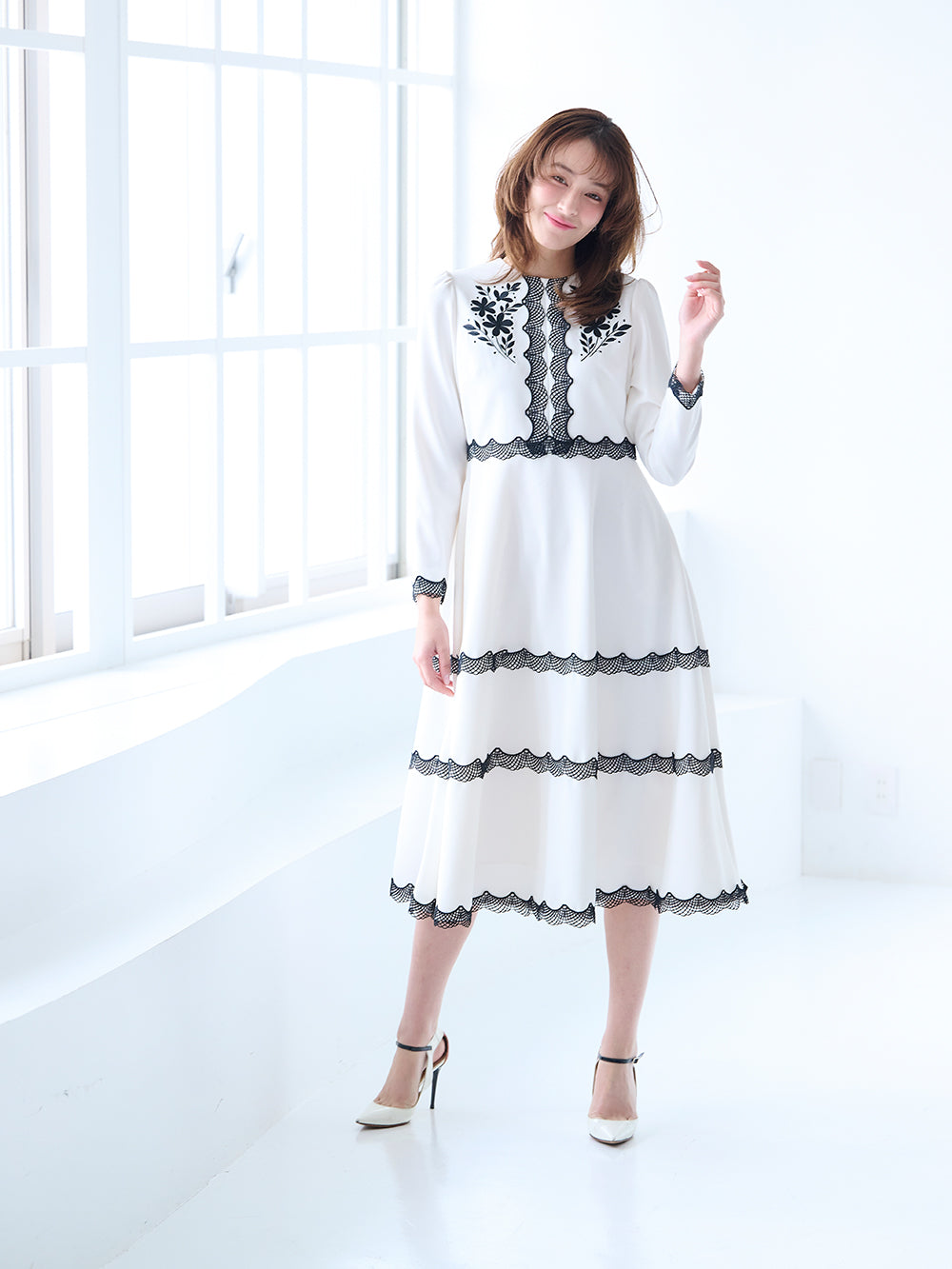 クラシカルブロッサムワンピース