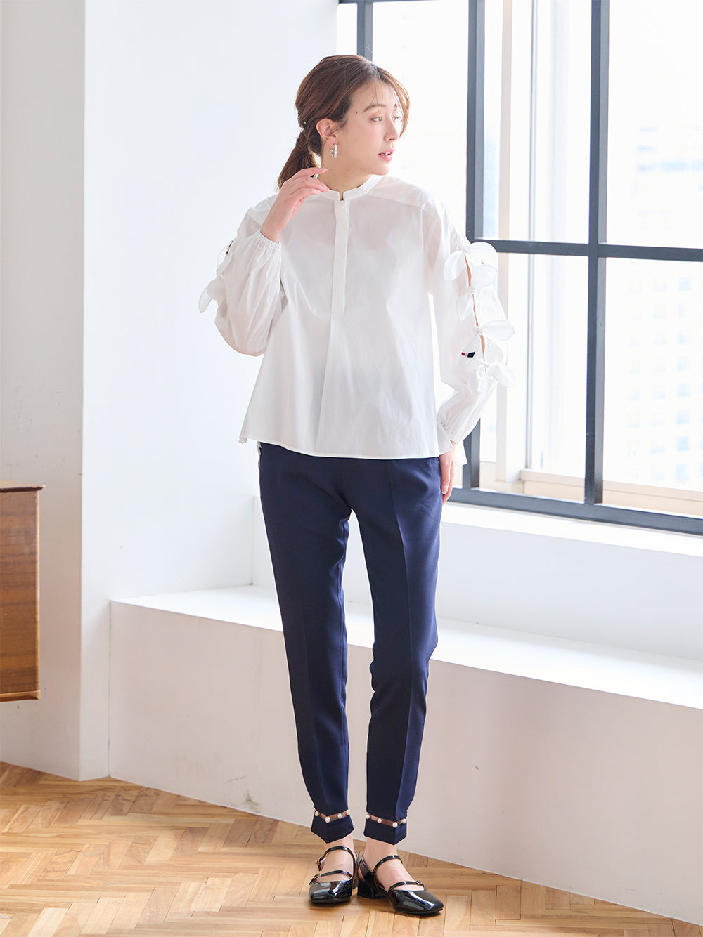 パールテーパードパンツ