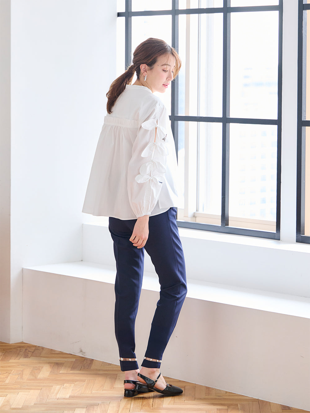 パールテーパードパンツ