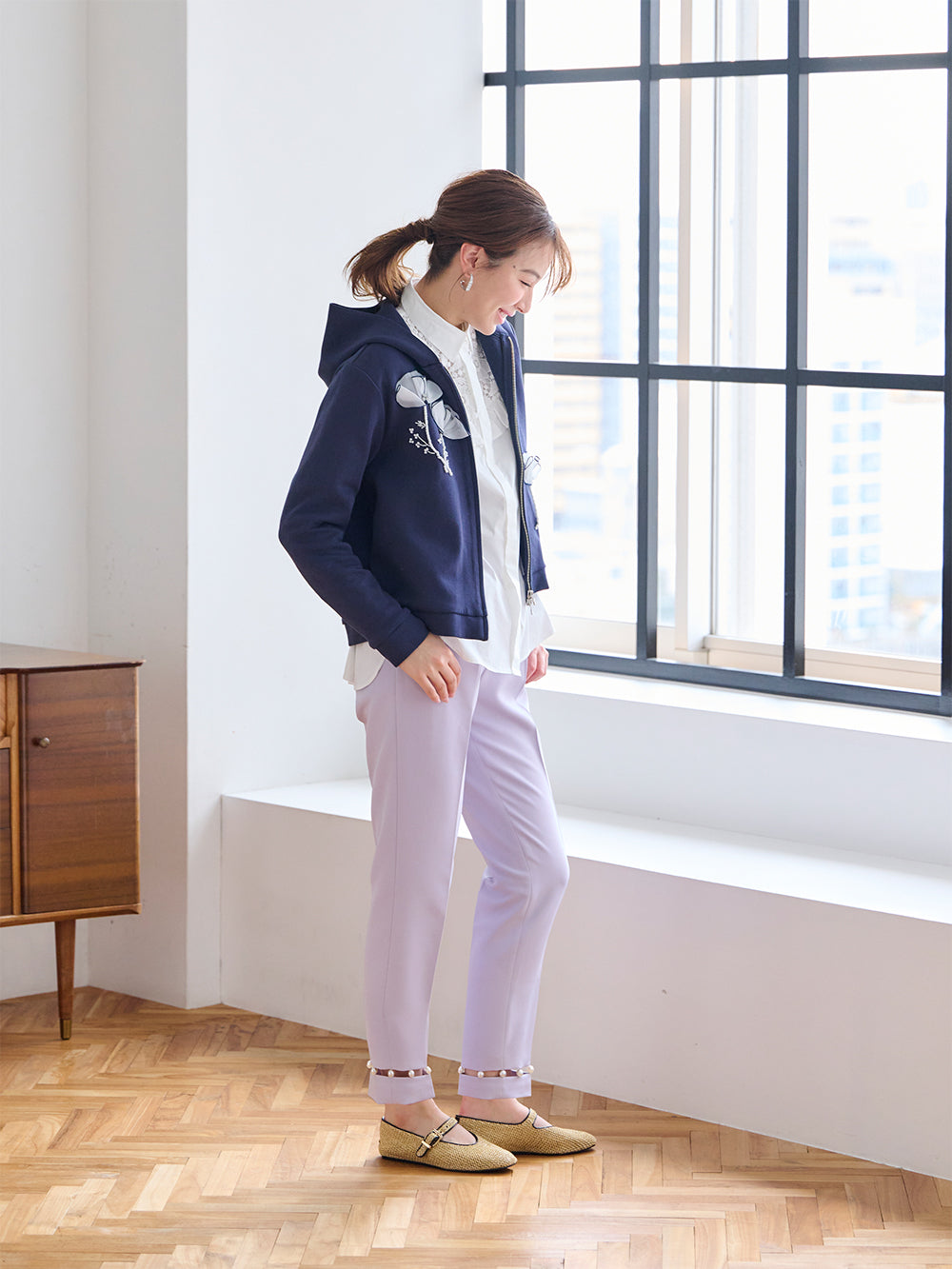 パールテーパードパンツ