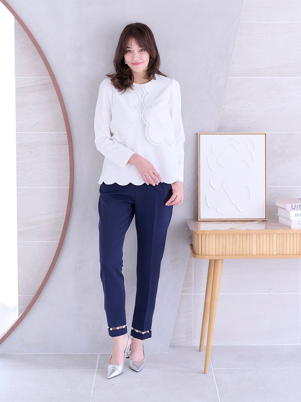 パールテーパードパンツ