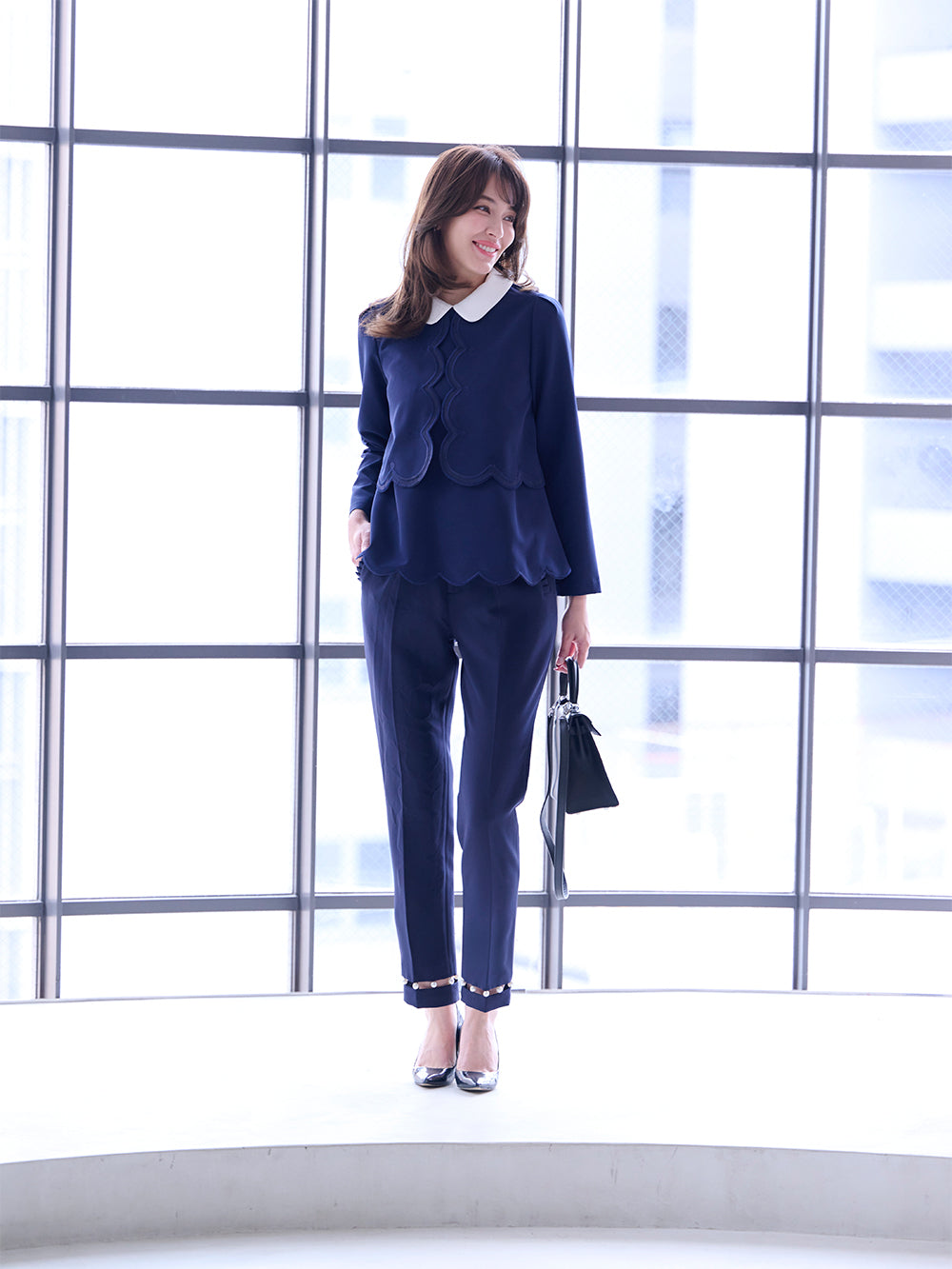 パールテーパードパンツ