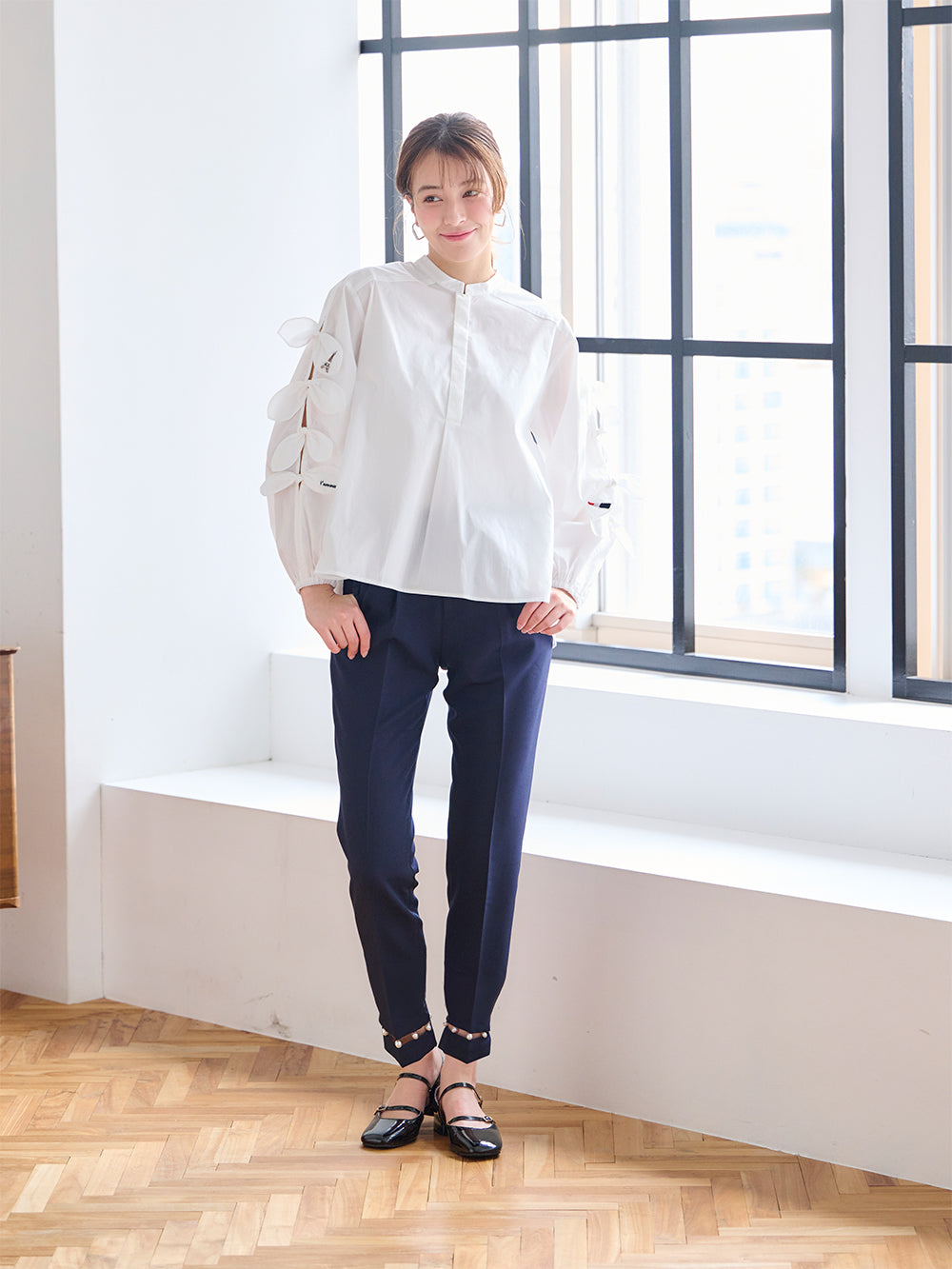 パールテーパードパンツ