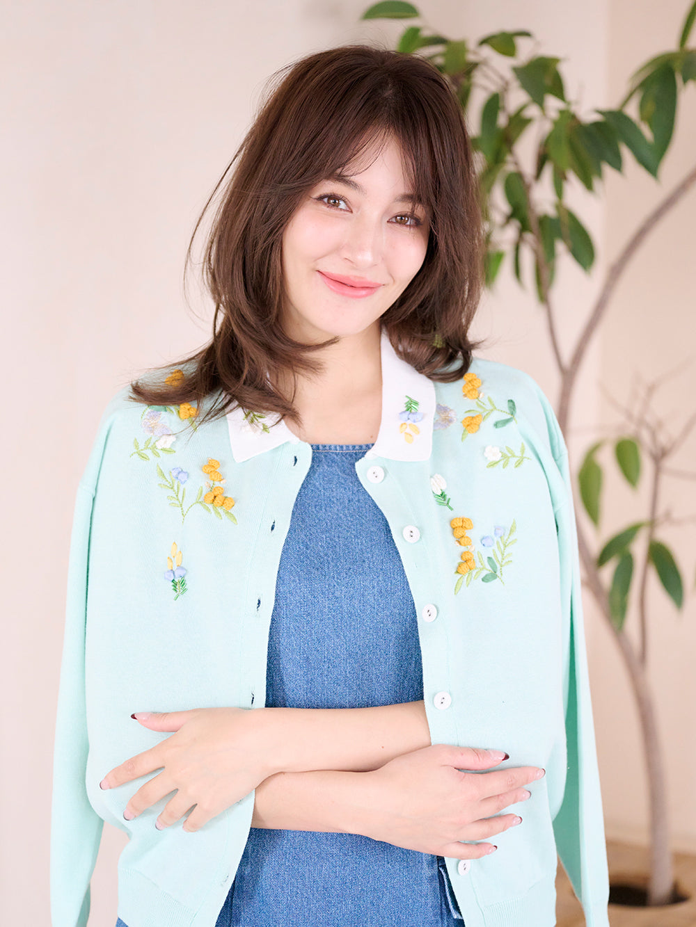 ミモザポロカーディガン｜【公式】Chestyオンラインショップ